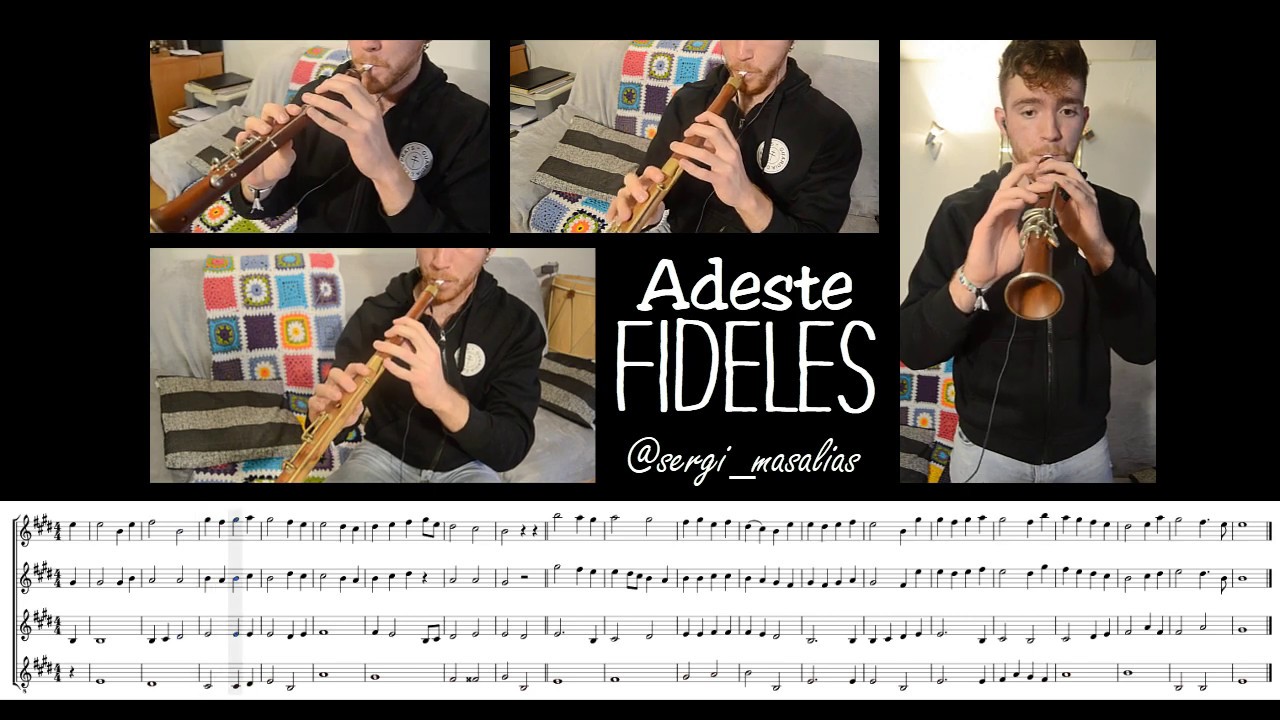 Adeste Fideles (Quartet de gralles)