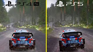 WRC 9 - PS5 Vs PS4 PRO Graphics Comparison 4K