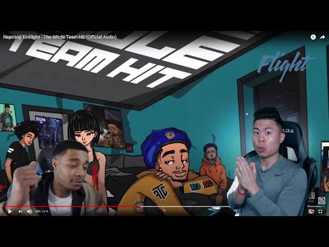 FLIGHT THROWING SHOTS?! REACTING TO  Flight - The Whole Team Hit (Official Audio)!