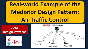 Real-world Example of the Mediator Design Pattern: Air Traffic Control
