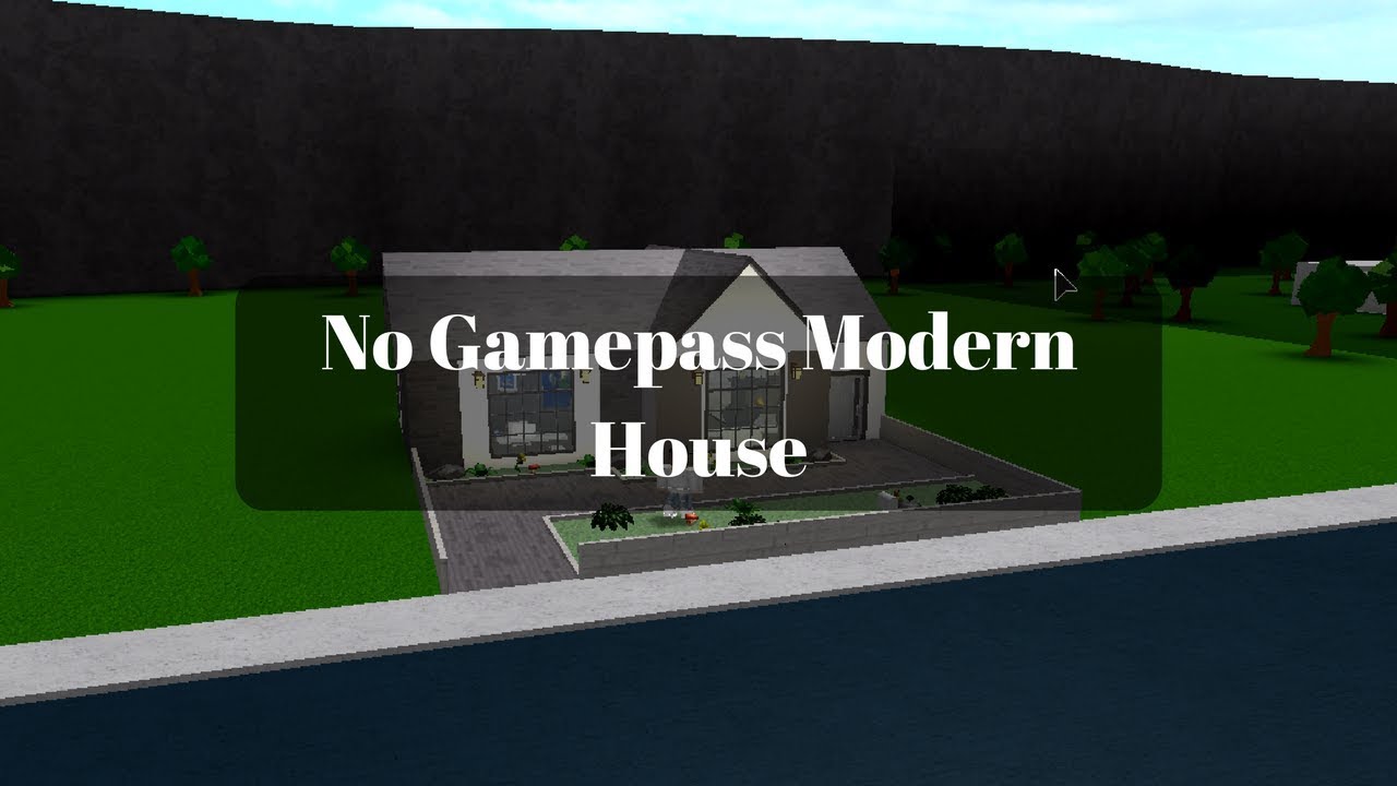 Roblox Bloxburg No Gamepass Modern House 33k Youtube - roblox bloxburg no gamep!   ass modern house 33k