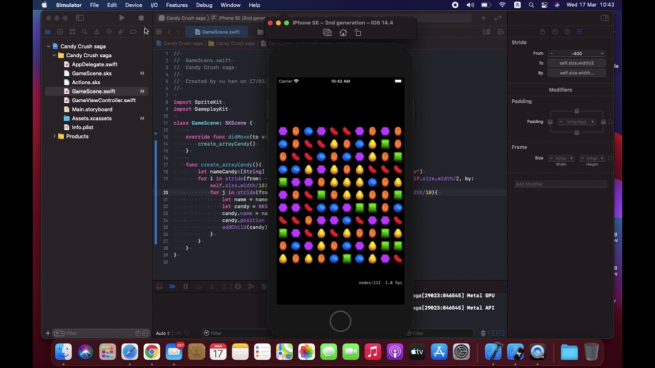 Coding Swift: Create Candy Crush by Sprite Kit 