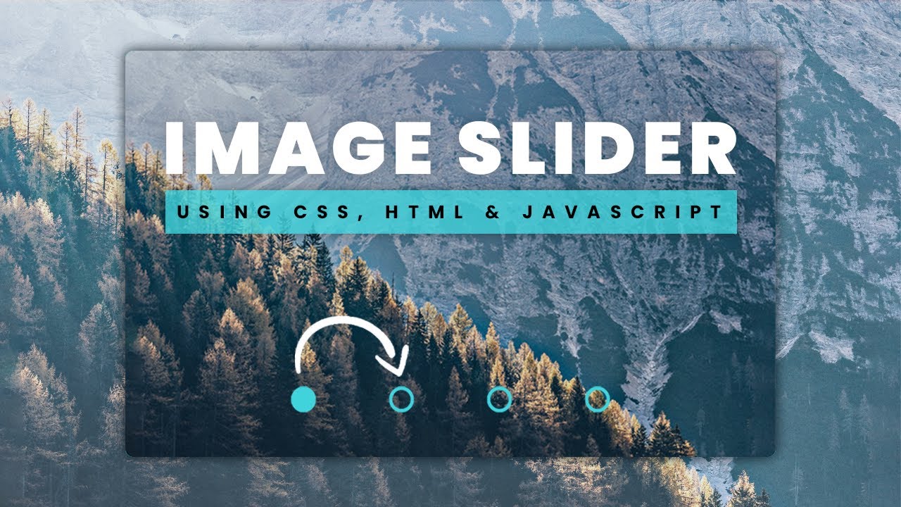 สอน css  Update 2022  Image Slider - With Auto-play \u0026 Manual Navigation Buttons - Using CSS, HTML \u0026 Javascript