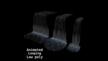 3d looping waterfall #b3d #loop