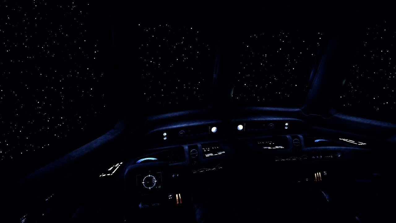 Spaceship Cockpit | Brown Noise for Sleep, Relax | Good Night Spaceship Ambience