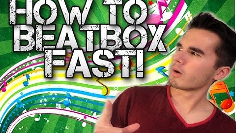 How to Beatbox Fast! | Using the Tk Technique |