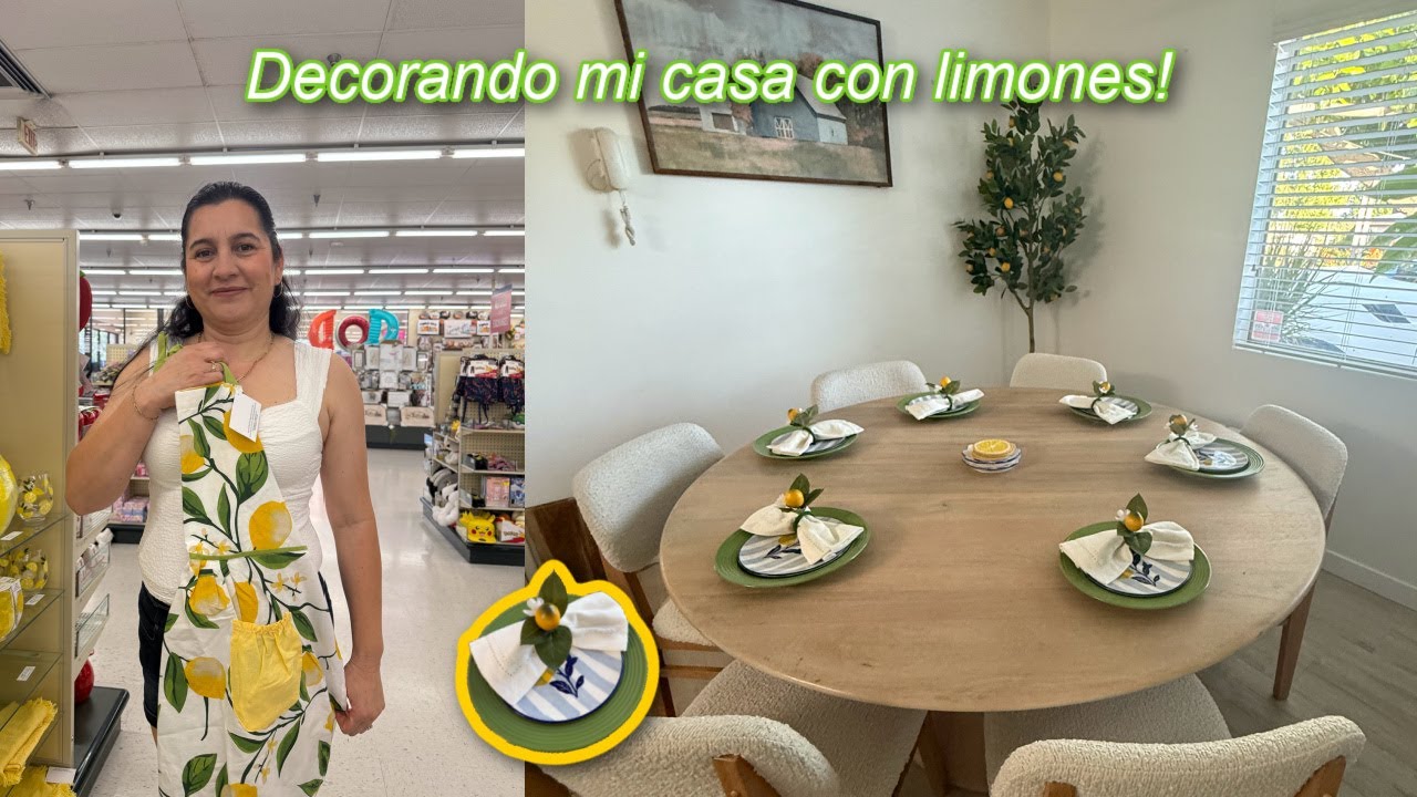 Decorando mi casa con limones!