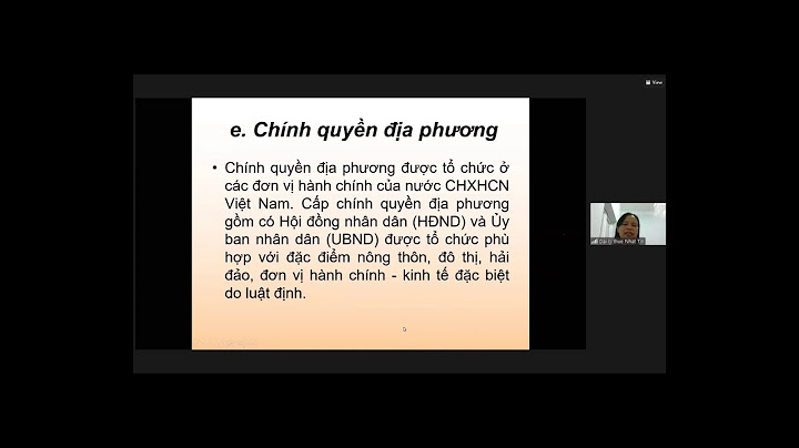 Các cơ quan nào gọi là chính quyền địa phương năm 2024