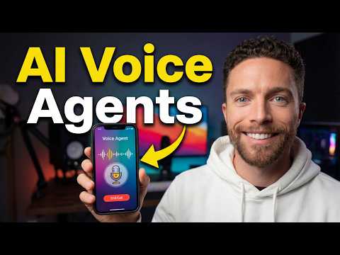 Thumbnail für How To Build AI Voice Agents With ElevenLabs (So Easy)