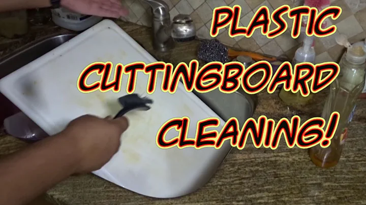 Håll din plastskärbräda ren och hygienisk