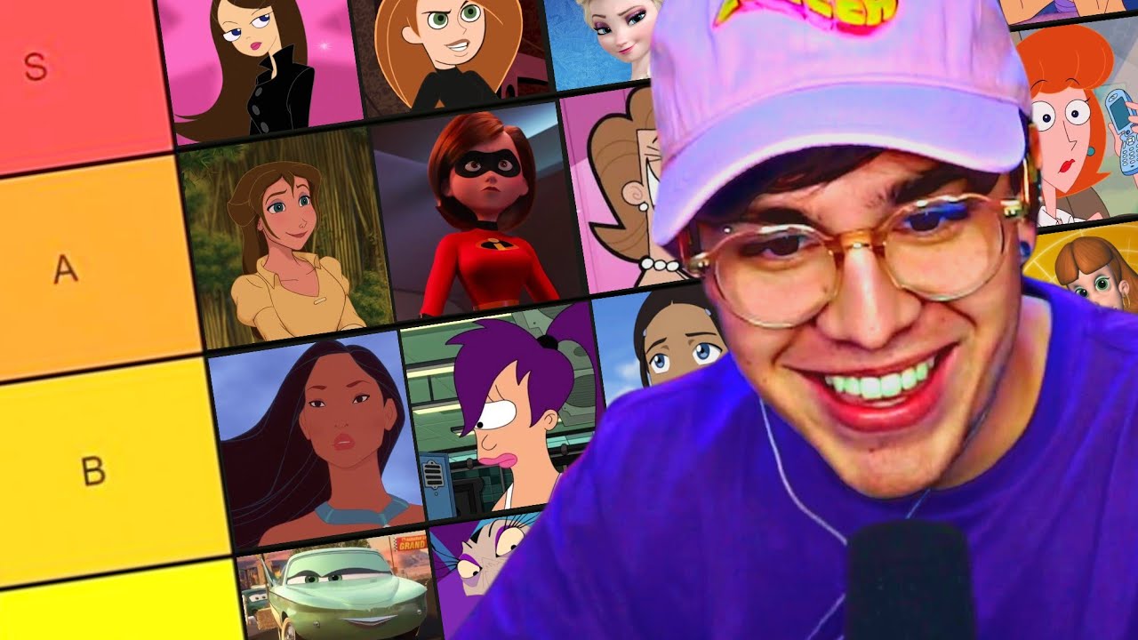 JUANSGUARNIZO TIER LIST de CHICAS mas HOT de CARICATURAS. 🥵🔥