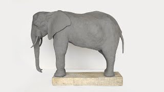 Как слепить слона _ пластилиновая скульптура