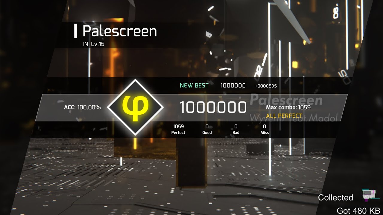 [Phigros] Palescreen (IN) All Perfect - YouTube