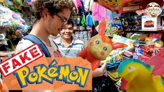FAKE Chinese Pokemon Toys IN VIETNAM! Giveaway Competition! Made in China