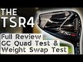 The titleist tsr4  two drivers in one front  back weight test