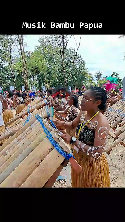 Musik Bambu Papua #musikbambu #papua #papuaindonesia #musiktradisional #shorts