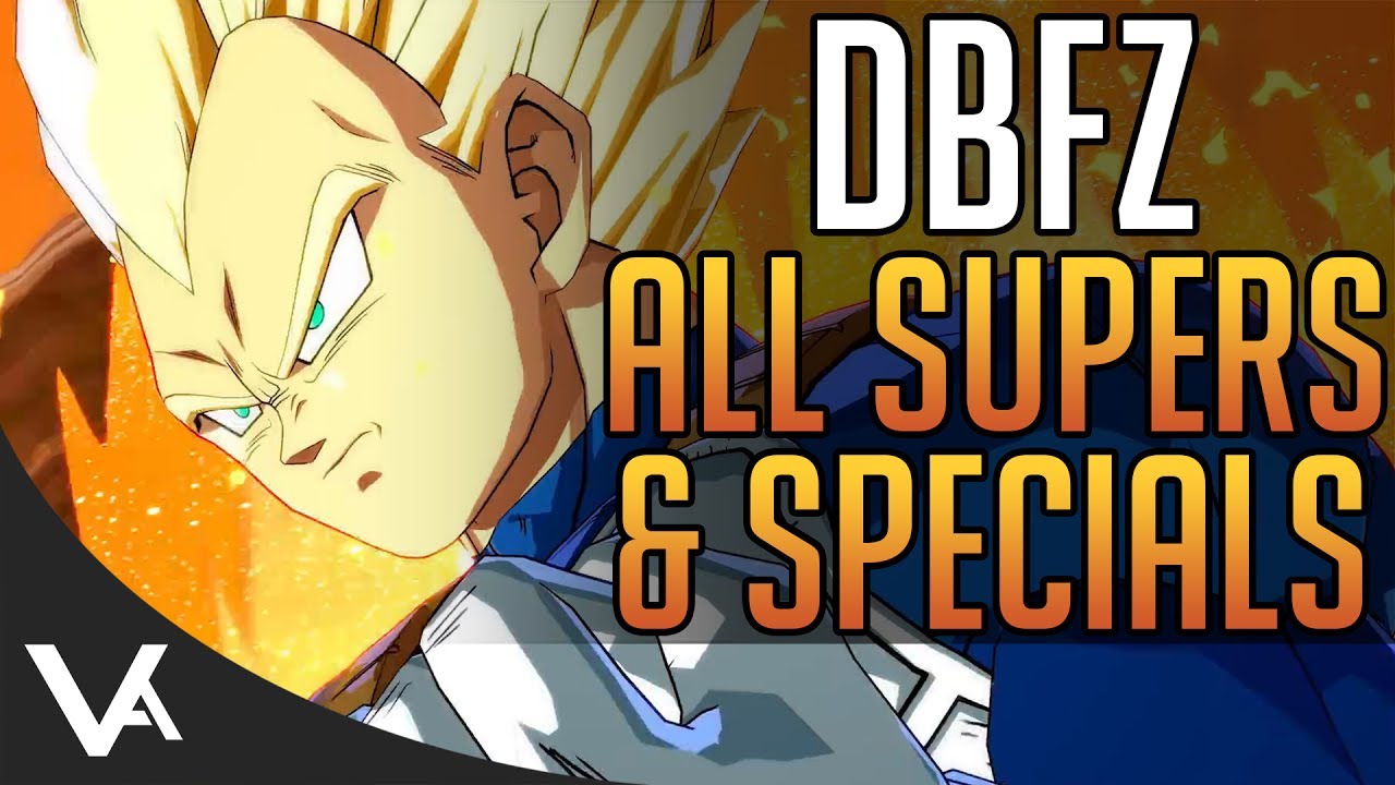 Dragon Ball FighterZ All Characters Supers & Special Moves! E3 2017