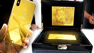 BUYING A 24K GOLD IPHONE X IN DUBAI BUYING A 24K GOLD IPHONE X IN DUBAI