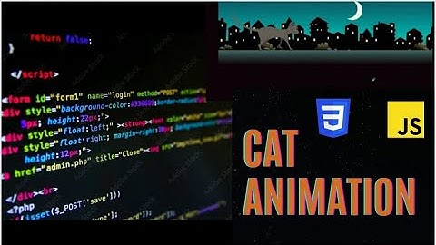 Cat Animation | HTML Css // Project for beginner developers | cat animation | learn more