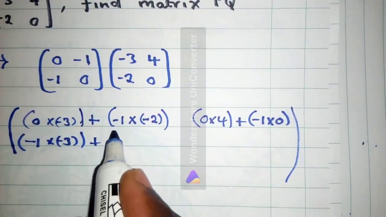 G9 Multiplying 2by2 matrices