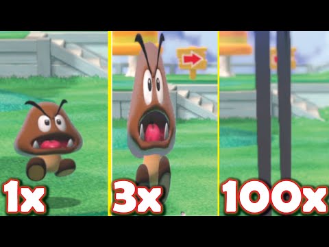 What if Mario enemies got taller? [Super Mario 3D World + Bowser&rsquo;s Fury modding]