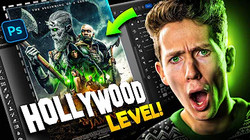 Making a HOLLYWOOD LEVEL Fantasy Movie Poster Design!