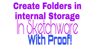 How to make folders in external storage for Sketchware app(with Sketchware).