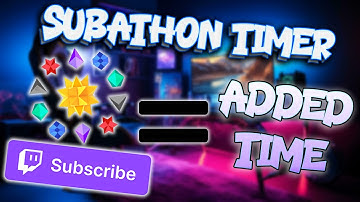 How To Setup A Subathon Timer For Stream! (EASY)