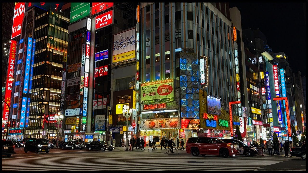 Tokyo living. 4k Night Walking Shibuya.