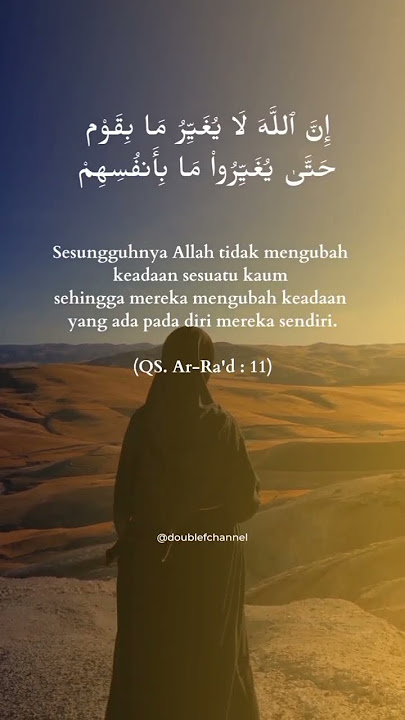 Story Islami QS. Ar-Ra'd : 11 Nasib Suatu Kaum #story #storywa #status