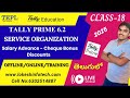 Service Organization Transactions (Salary Advance, Cheque Bonus, Discounts) in Tally Prime
