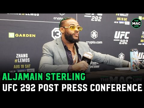 Aljamain Sterling: &quot;It sucks to lose to a guy like that&quot; | UFC 292 Post Fight Press Conference