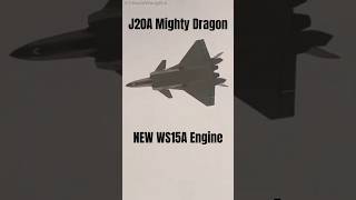 China J20A Flying With WS 15 Engine l More Power Trust #pakistan #china #india