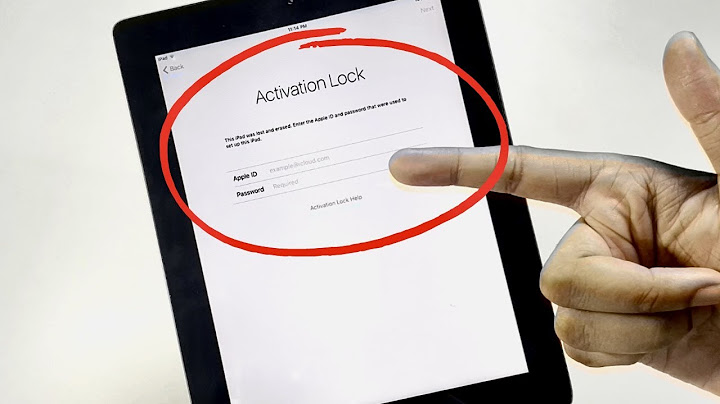 How do I remove activation lock from stolen iPad?