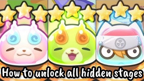 NEW 10TH ANNIVERSARY EVENT, How to unlock all Hidden Stages | Yo-kai Watch Puni Puni
