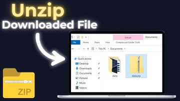 How To Unzip Downloaded Files On Windows 10 - FREE