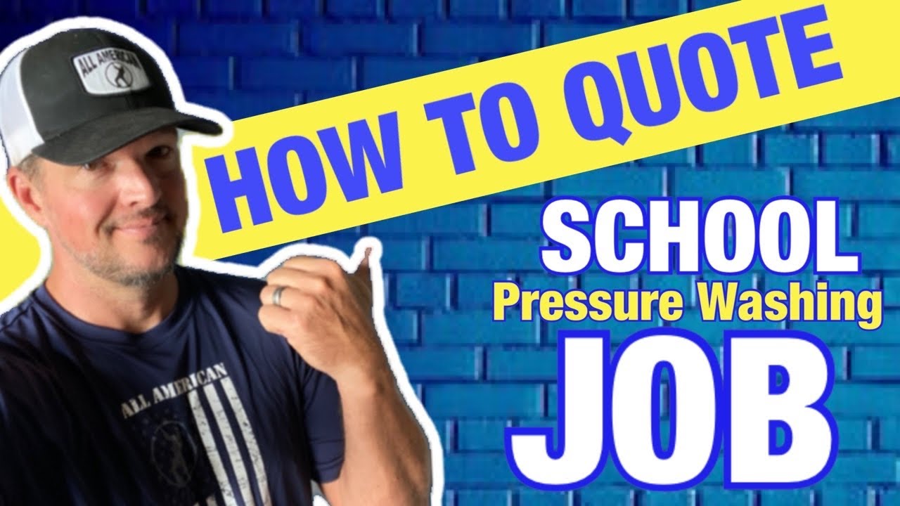 how-we-bid-estimate-quote-pressure-washing-a-school-youtube