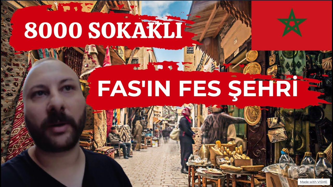 8000 Sokaklı Şehir Fes'e Gidiyorum - FAS'IN FES ŞEHRİ ~64