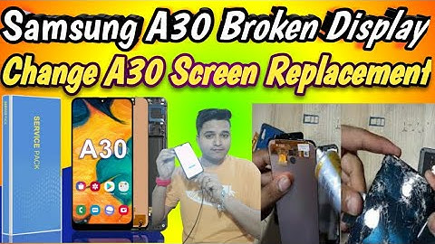 Samsung A30 Broken Display How To Change/ A30 Screen Replacement Step by Step #a30 #shukla #tech