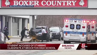 Student accused of stabbing another student at school