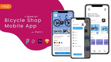 Bicycle Shop App | Part 1 | UI UX SPEED DESIGN in Figma | MultiLeo.