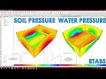 Swimming Pool in Etabs | Applying Soil Pressure and Water Pressure