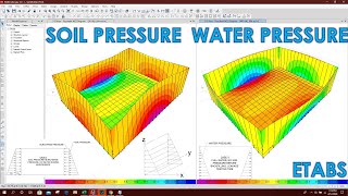 Swimming Pool in Etabs | Applying Soil Pressure and Water Pressure screenshot 3