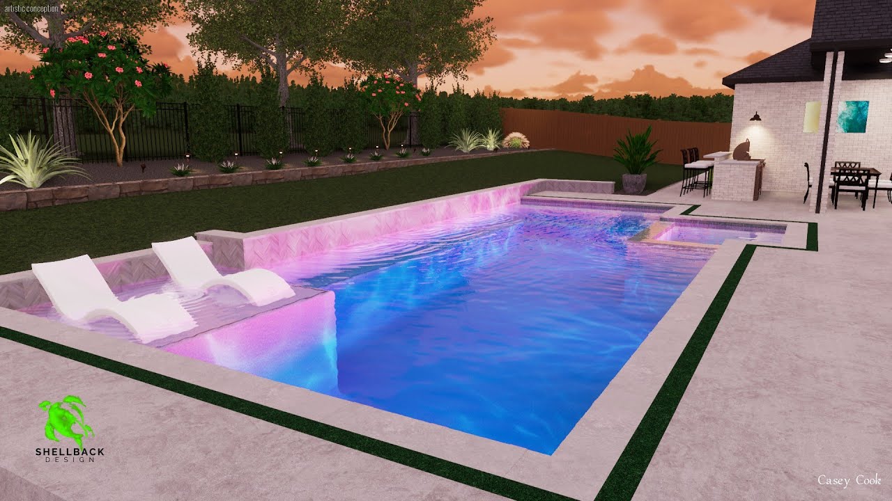 Fryer Family 3D Pool Design