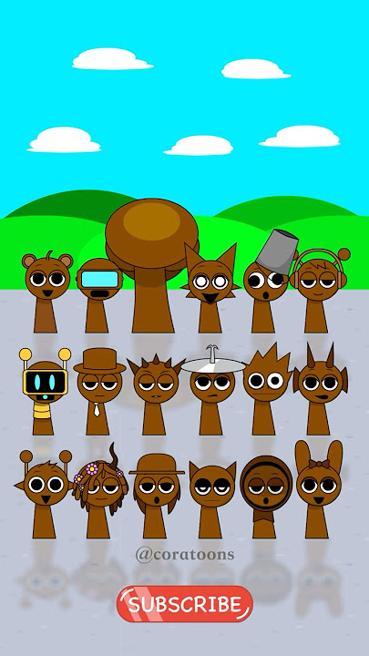 Normal Sprunki DuDiDam But They‘re All Brown#sprunki #incrediboxsprunki #viralvideo #short #dudidam