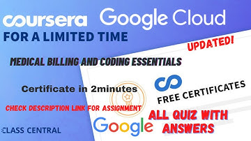 Medical Billing and Coding Essentials, (week1-4) All Quiz Answers.#coursera #learning #quiztime #mr