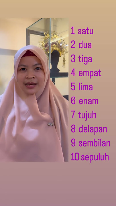 Indonesian language. Learn numbers. 10 most Important words #study #lesson #shotrs