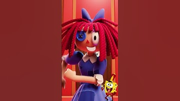 Ragatha sings SpongeBob Theme Song #cover #remix #meshup #theamazingdigitalcircus #spongebob #funny