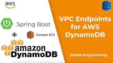 Amazon Web Services | Deploy Spring Boot DynamoDB into EC2 using VPC Endpoints | Simple Programming