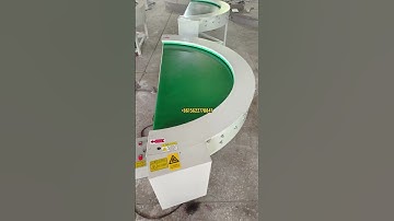 180 degree Non-radium  semi-circle running conveyor !